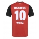 Bayer Leverkusen Florian Wirtz #10 Replike Domaci Dres 2024-25 Kratak Rukav